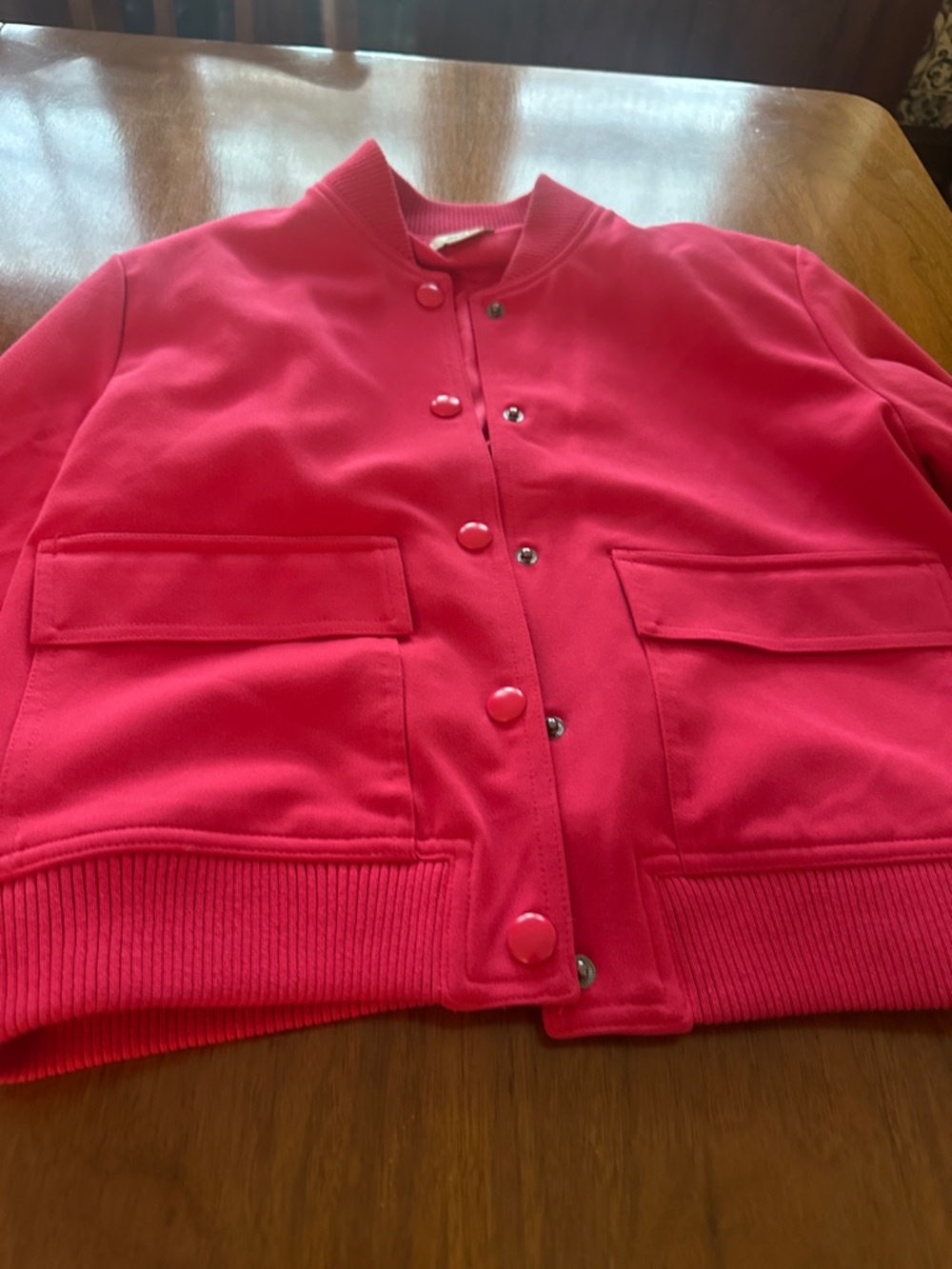 Jason Wu Hot Pink Bomber Jacket